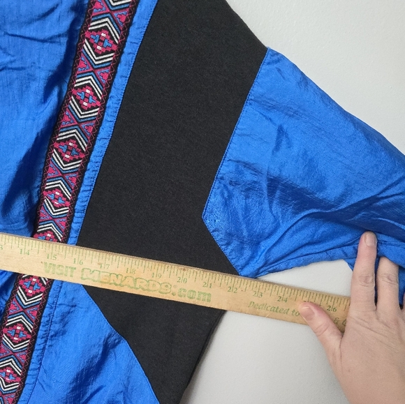 Vintage 80's 90's Lavon by Cheerful Corp Blue 1/2 Zip Sweater Size Medium *Read* - Picture 10 of 11